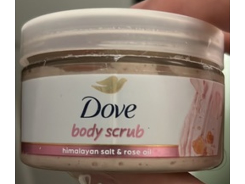 Dove Body Scrub, Himalayan Salt & Rose Oil, 3.5 oz