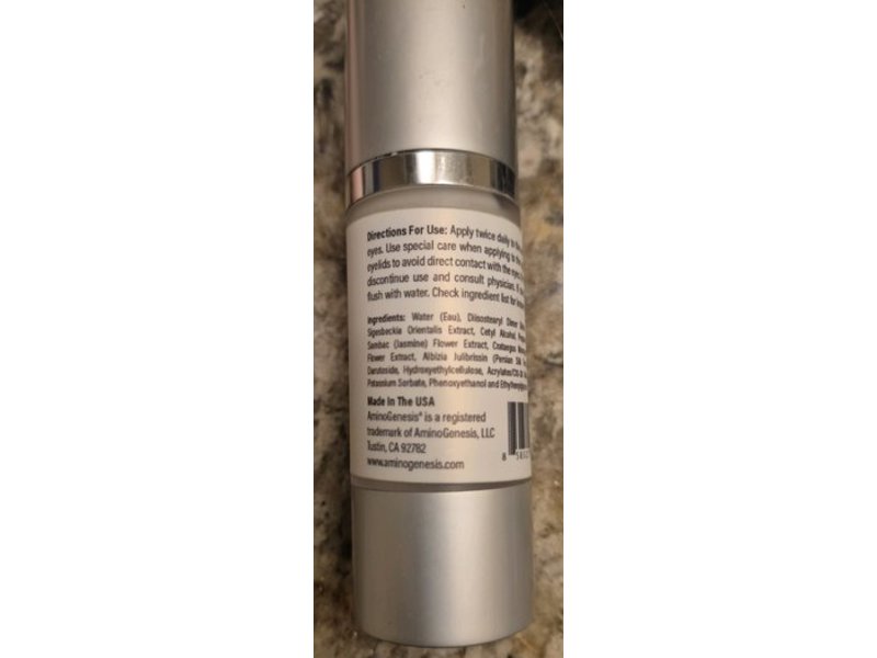 AminoGenesis E.Y.E Control Eyelid Lifting & Dark Circle Serum, 1.5 fl oz/44 mL