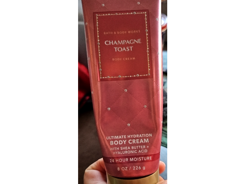 Bath & Body Works Hydration Body Cream, Champagne Toast, 8 oz/226 g