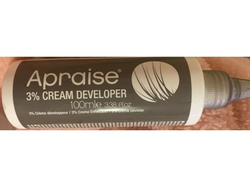 Apraise 3% Cream Developer, 3.38 fl oz/100 mL