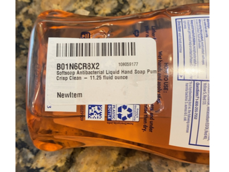 Softsoap Antibacterial Hand Soap, Crisp Clean, 11.25 fl oz/332 mL