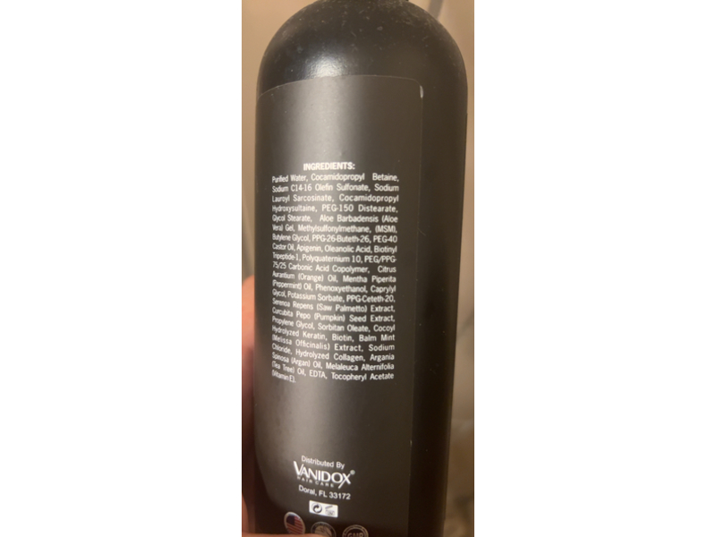 Vanidox Carbonic Acid Shampoo, Carbonic Acid, Tea Tree Oil, 16 fl oz/473 mL