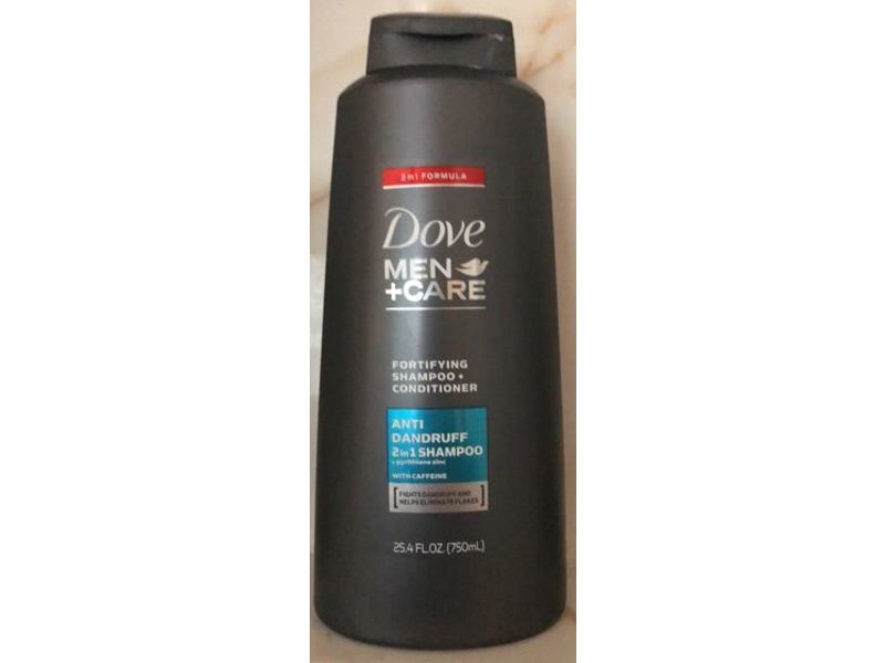 Dove Men +Care Fortifying Anti Dandruff Shampoo + Conditioner, 25.4 fl oz/750 mL