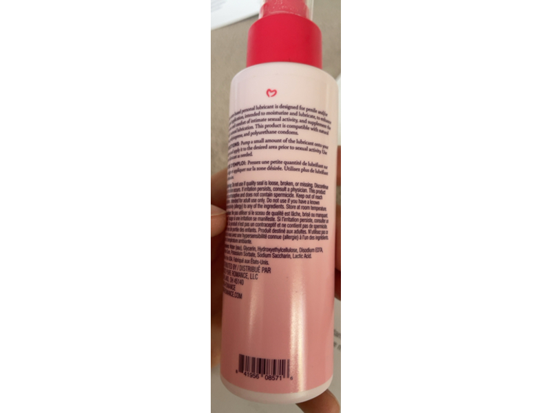 Pure Romance Water Based Personal Lubricant, Just Like Me, 3.38 fl oz/99.9 mL