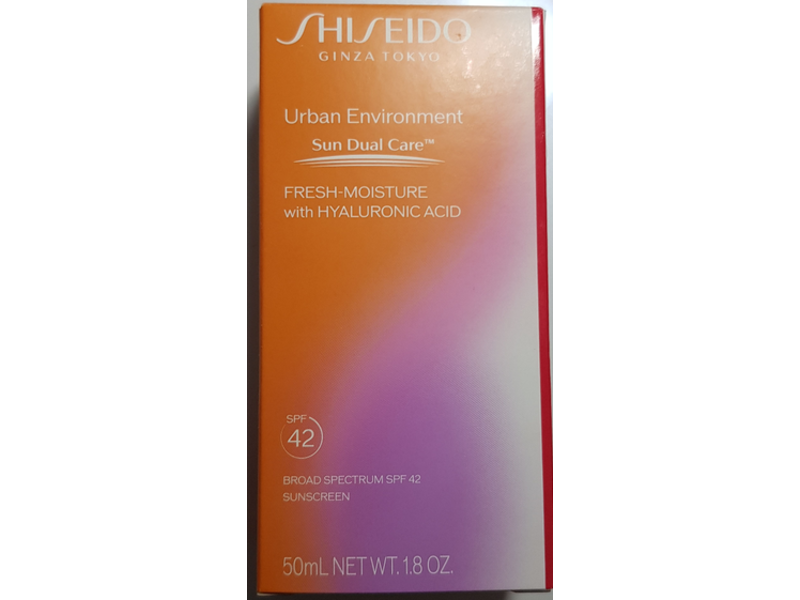 Shiseido Urban Environment Fresh-Moisture Sunscreen, SPF 42, 1.8 oz/50 mL