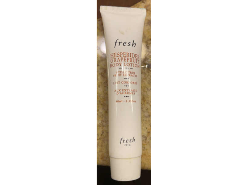Fresh Hesperides Grapefruit Body Lotion, Citrus Fruit Extract, 1.35 fl oz/40 mL