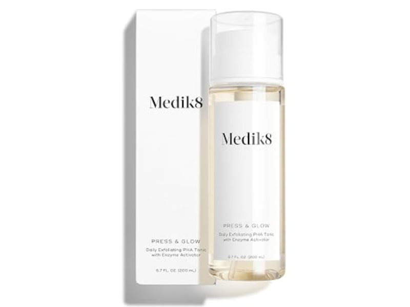 Medik8 Press & Glow Daily Exfoliating PHA Tonic, 6.7 oz/200 mL