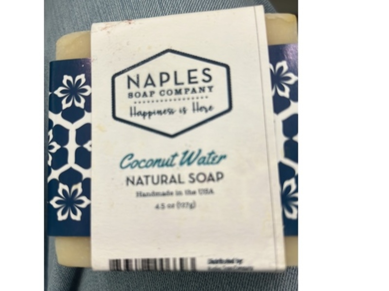 Naples Soap Company Natural Soap, Coconut Water, 4.5 oz/127 g