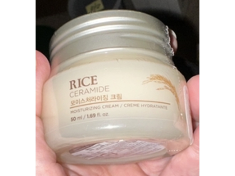 The Face Shop Moisturizing Cream, Rice Ceramide , 1.69 fl oz/50 mL