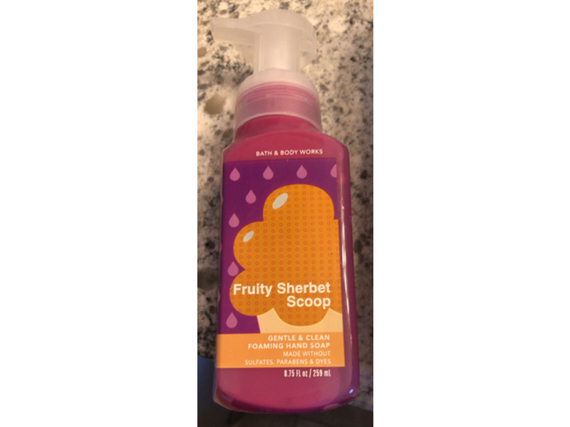 Bath & Body Works Gentle & Clean Foaming Hand Soap, Fruity Sherbet Scoop, 8.75 fl oz/259 mL