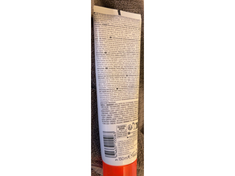 Kerastase Nutritive Anti - Frizz Blow Dry Milk, 5.1 fl oz/150 mL