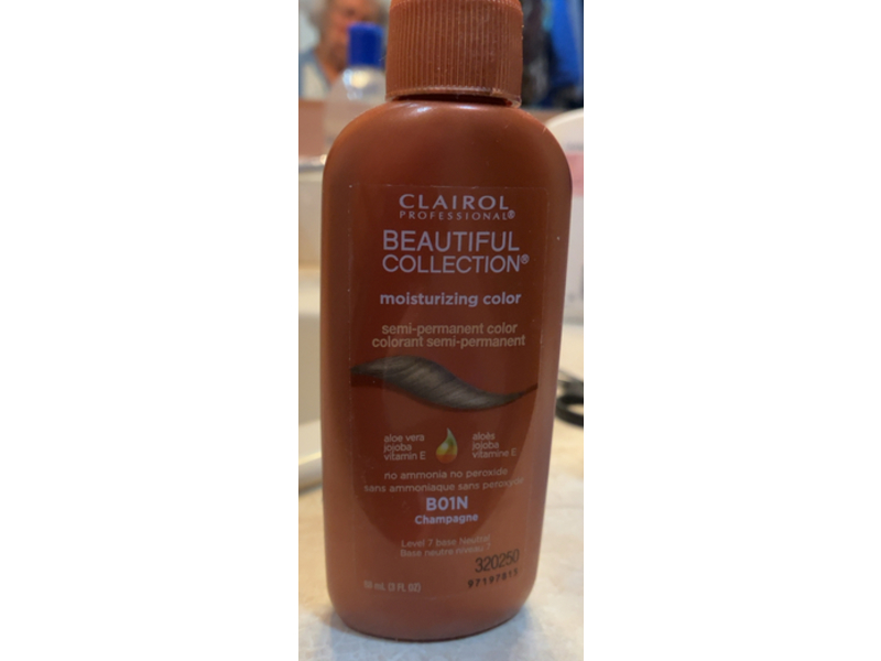 Clairol Beautiful Collection Semi-Permanent Hair Color, Champagne B01N, 3 fl oz/90 mL
