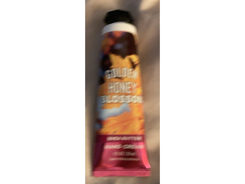 Bath & Body Works Shea Butter Hand Cream, Golden Honey Blossom, 1 fl oz/30 mL