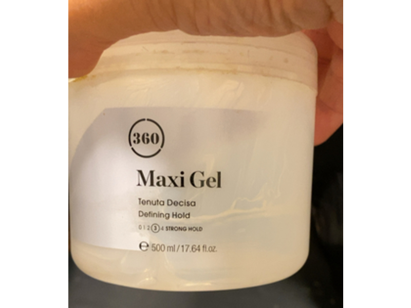 360 Defining Hold Maxi Gel, 3 Strong Hold, 17.64 fl oz/500 mL
