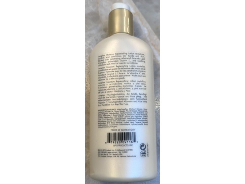 O.P.I Avoplex Moisture Replenishing Lotion, 8 fl oz/240 mL