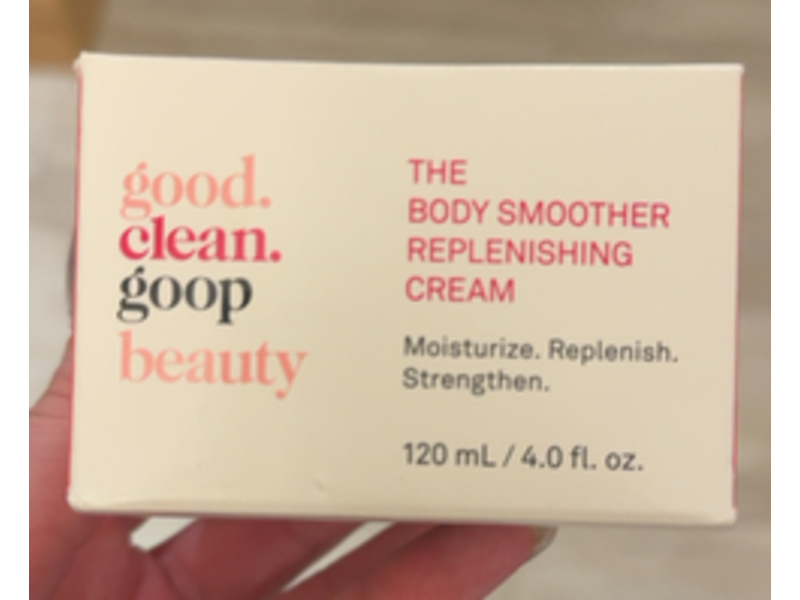 good.clean.goop Beauty The Body Smoother Replenishing Cream, 4.0 fl oz/120 mL