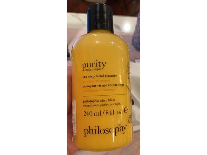 Philosophy Purity One-Step Facial Cleanser, Turmeric, 8 fl oz/240 mL