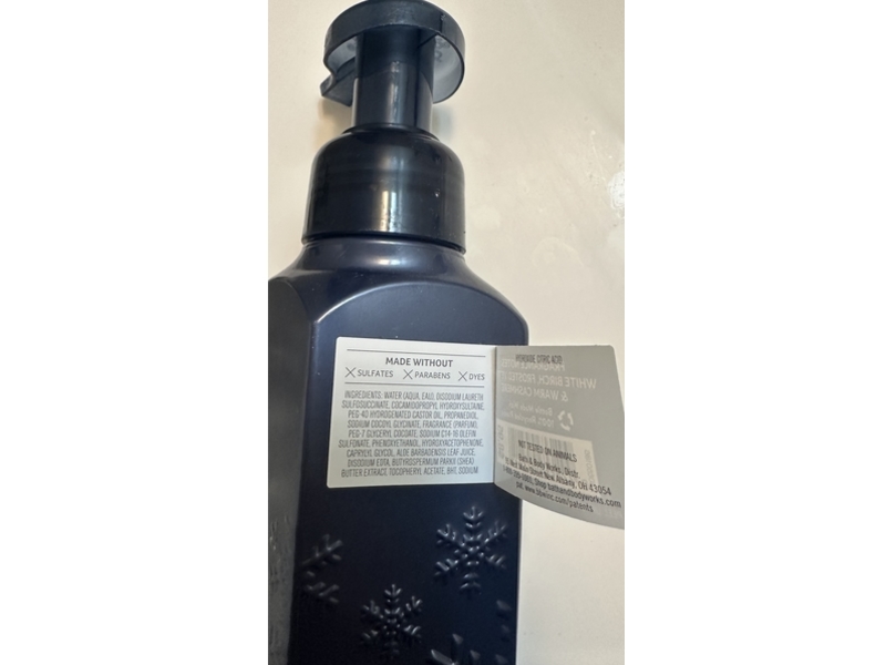 Bath & Body Works Gentle & Clean Foaming Hand Soap, White Birch & Vetiver, 8.75 fl oz/259 mL