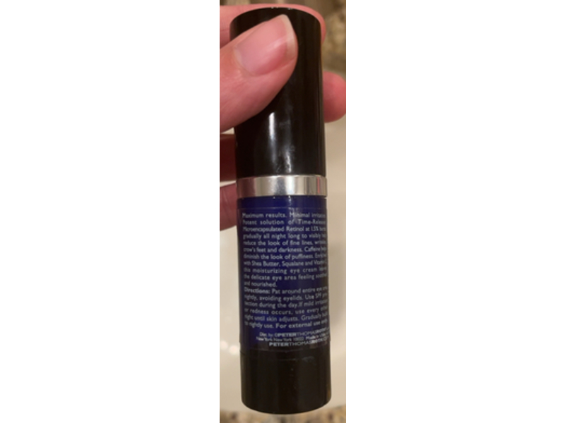 Peter Thomas Roth Retinol Fusion PM Eye Cream, 0.5 fl oz/15 mL