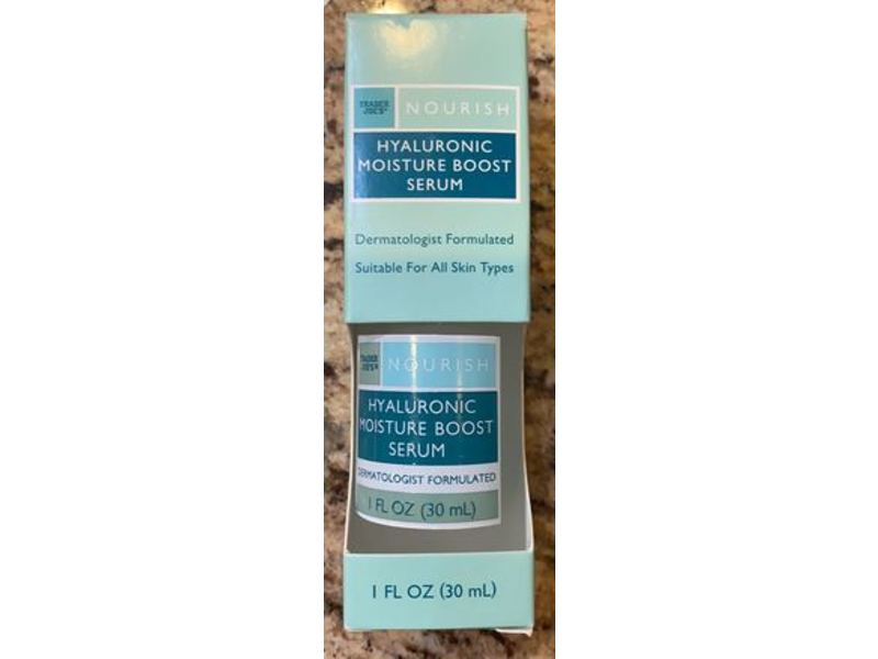 Trader Joe's Moisture Boost Serum, Hyaluronic, 1 fl oz/30 mL