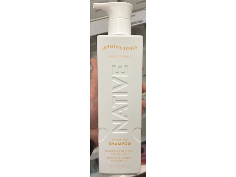 Native Hydrating Shampoo, Bare Coconut, 18 fl oz/532 mL