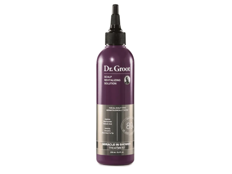 Dr. Groot Miracle In Shower Moisturizing Treatment Scalp Revitalizing Solution, 8.4 fl oz/250 mL