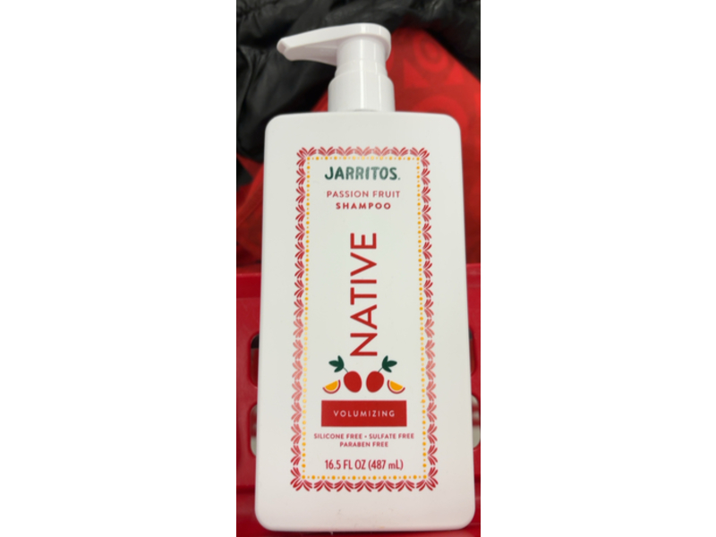 Native Jarritos Volumizing Shampoo, Passion Fruit, 16.5 fl oz/487 mL