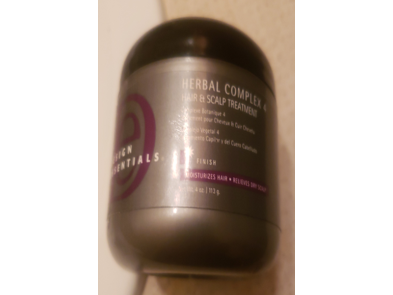 Design Essentials Herbal Complex Hair & Scalp Treatment, 4 fl oz/113 g