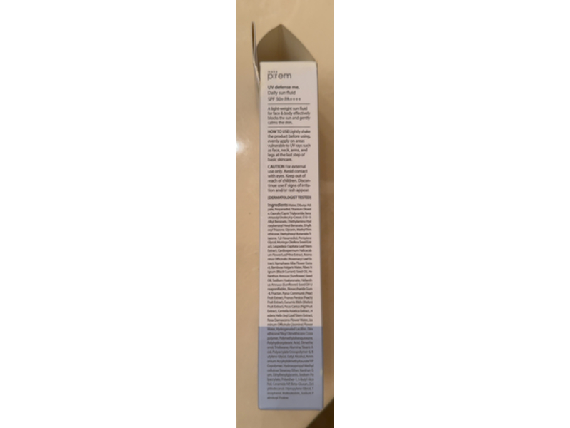 Make Prem A Lightweight Sun Fluid Face & Body Care, SPF 50+ PA++++, 5.07 fl oz/150 mL