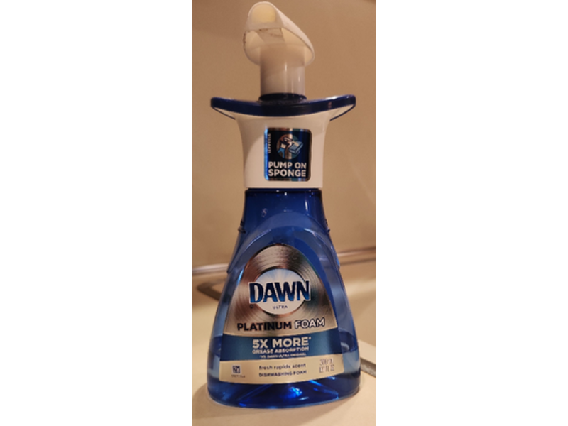 Dawn Ultra Platinum Dishwashing Foam, Fresh Rapids Scent, 10.1 fl oz/300 mL, Pack Of 3