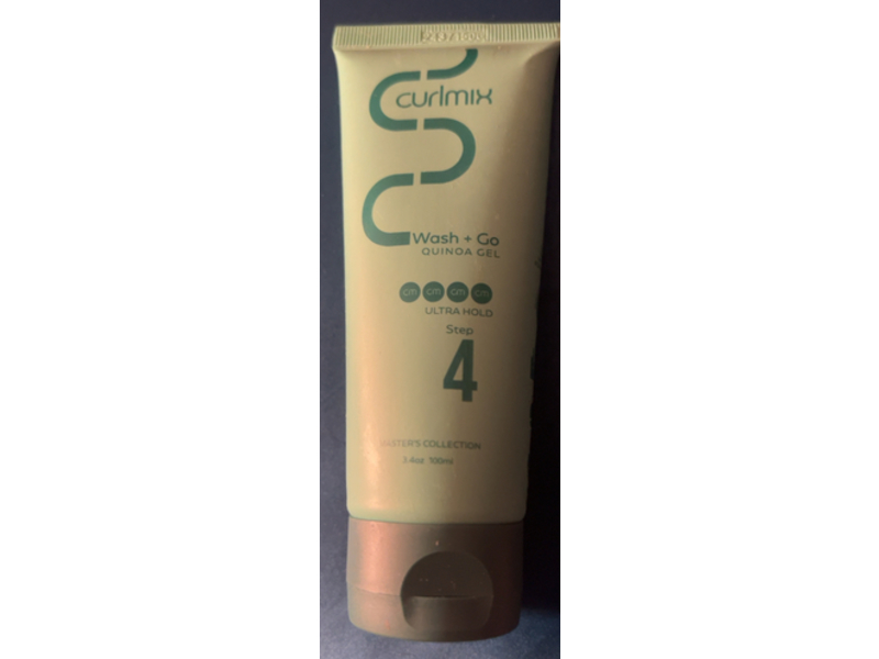 CurlMix Ultra Hold Wash + Go Quinoa Gel, 3.4 oz/100 mL