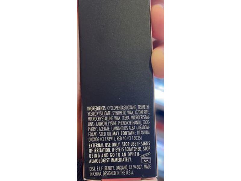 e.l.f No Budge Matte Eyeshadow Stick, Bombshell, 0.05 oz/1.6 g