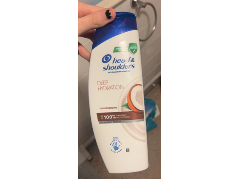 Head & Shoulders Deep Hydration Shampoo, Coconut Oil, 400 mL