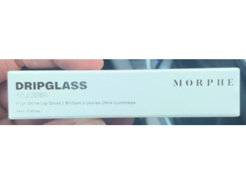 Morphe Dripglass Glazed High Shine Lip Gloss, So Transparent, 0.12 fl oz/3.8 mL