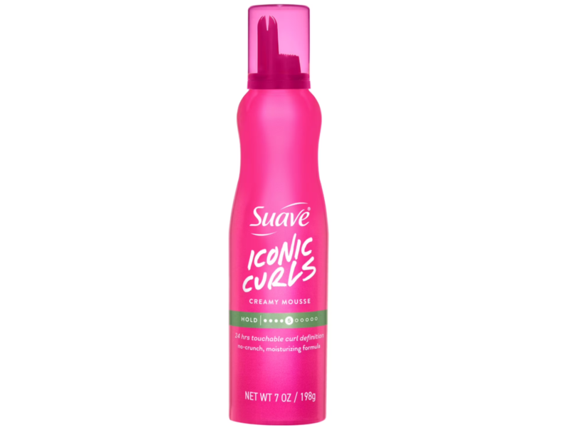 Suave Iconic Curls Creamy Mousse, 5 Hold, 7 oz/198 g, Pack Of 2