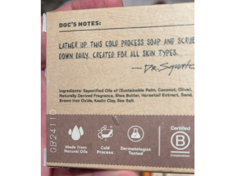 Dr. Squatch Men's Natural Soap, Maverick Musk, 5 oz/141 g, Pack Of 5