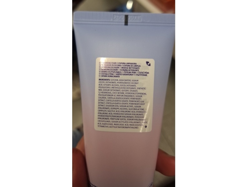 Ps... Glass Skin Cleansing Foam, Hyaluronic & Cica Complex, 3.3 fl oz/100 mL