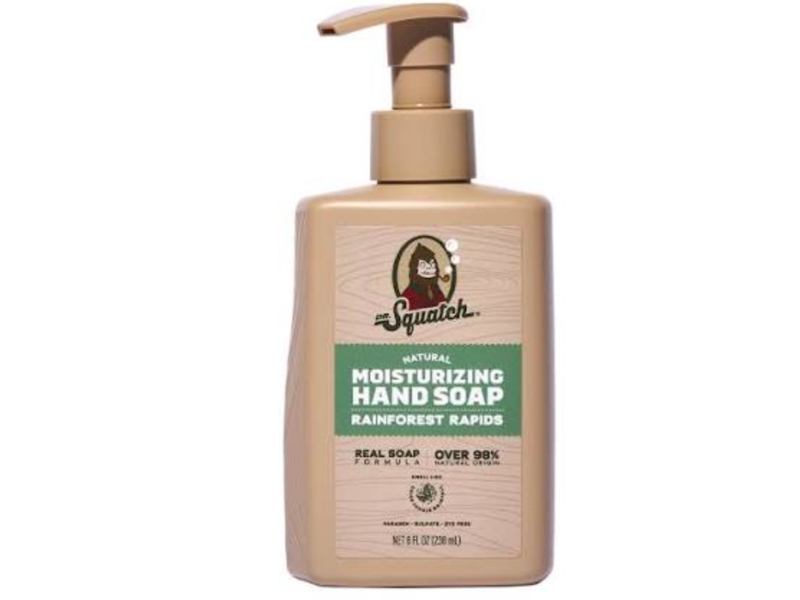 Dr. Squatch Natural Moisturizing Hand Soap, Rainforest Rapids, 8 fl oz/236 mL