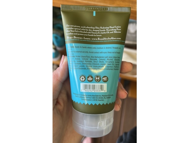 Aruba Aloe Ultra-Hydrating Hand Lotion, 4 fl oz/118 mL