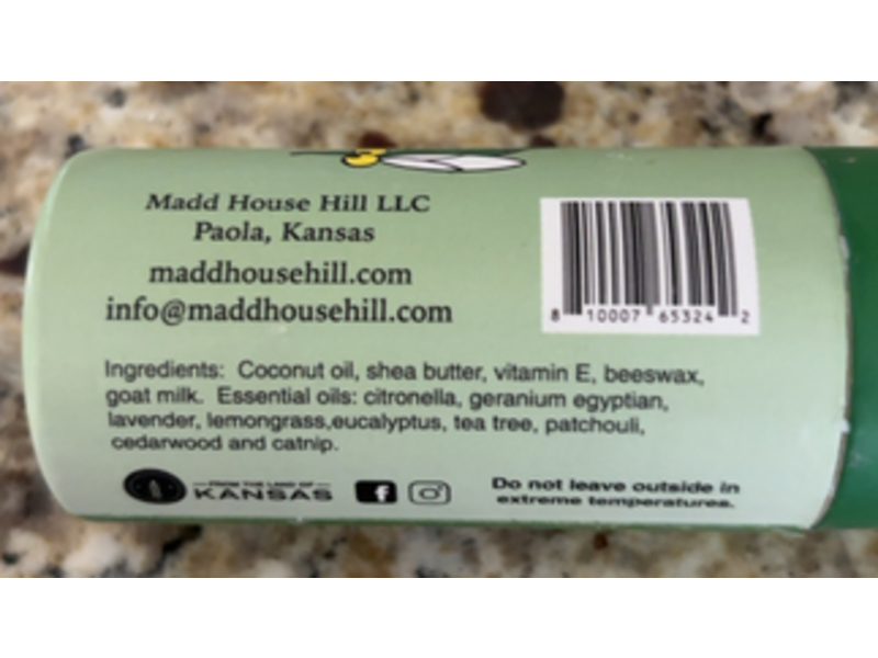 Madd House Hill Udder Maddness Insect Repellant Lotion Stick