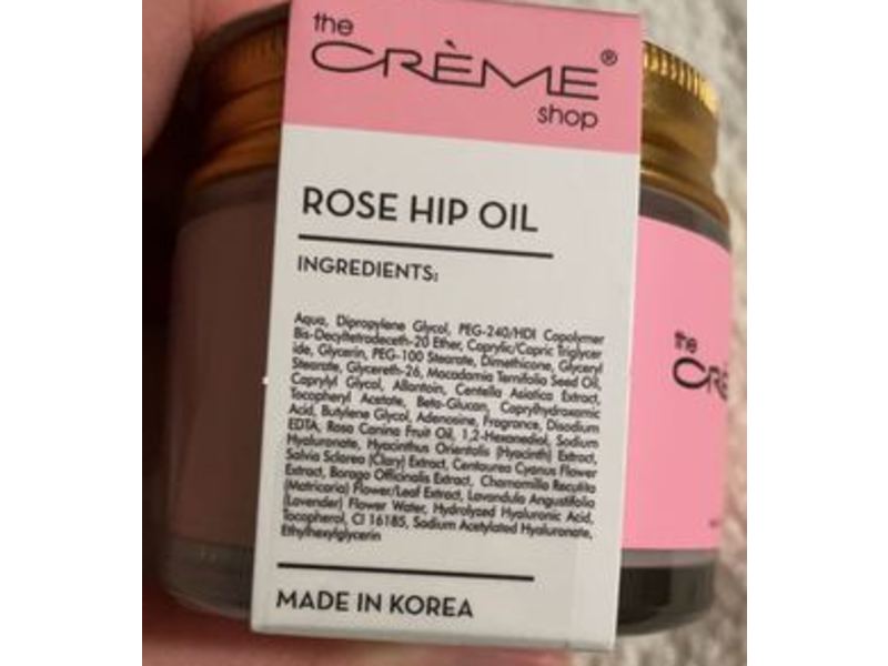 The Creme Shop Overnight Treatment Gel Mask, Rose Hip Oil, 2.36 oz/70 ml
