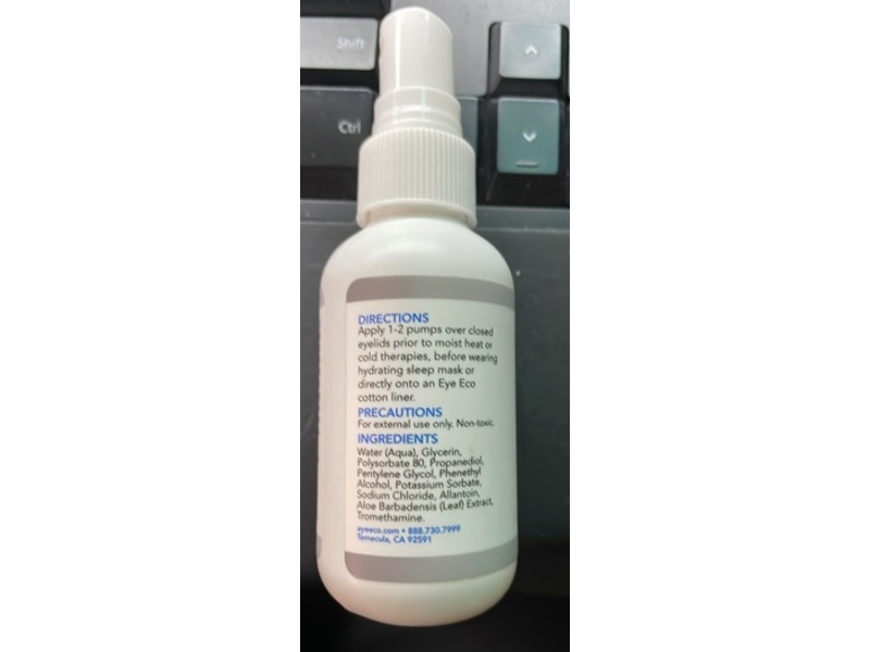 Eye Eco S2 Facial Hydrating Spray, Unscented, 2 fl oz