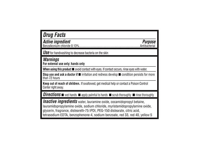 Amazon Basics Antibacterial Liquid Hand Soap Refill, Light Moisturizing, Triclosan-Free, 56 Fluid Ounces, 1-Pack