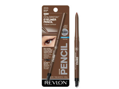 Revlon Matte Colorstay Eyeliner Pencil, 203 Brown, 0.01 oz/0.28 g