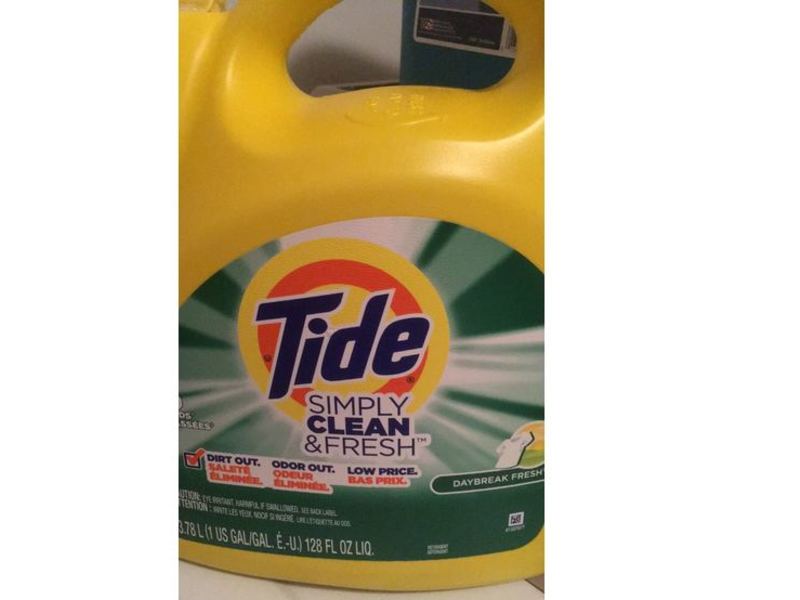 Tide Simply Clean & Fresh Detergent, Daybreak Fresh, 89 Loads, 128 fl oz/3.78 L