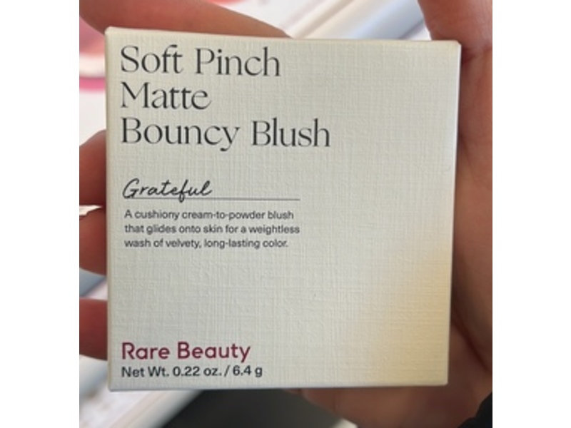 Rare Beauty Soft Pinch Matte Bouncy Blush, Grateful, 0.22 oz/6.4 g