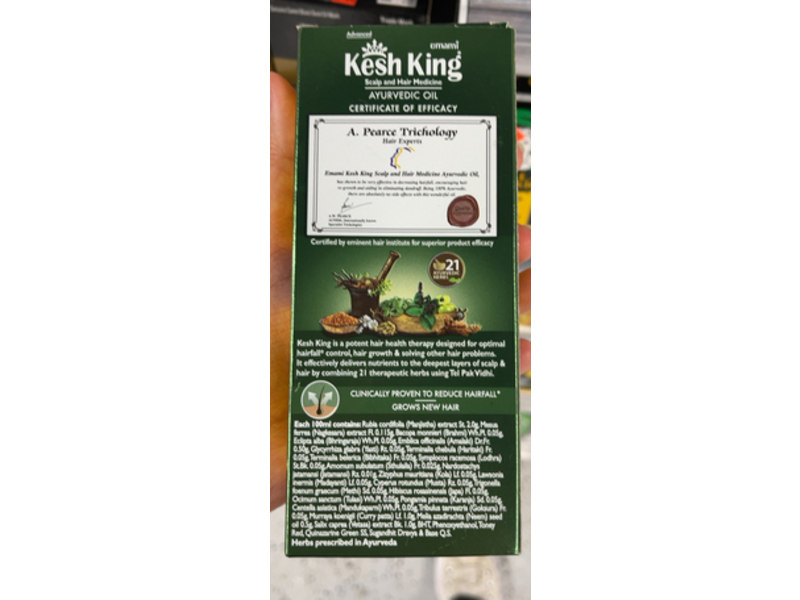Kesh King Scalp And Hair Medicine Ayurvedic Oil, 100 mL
