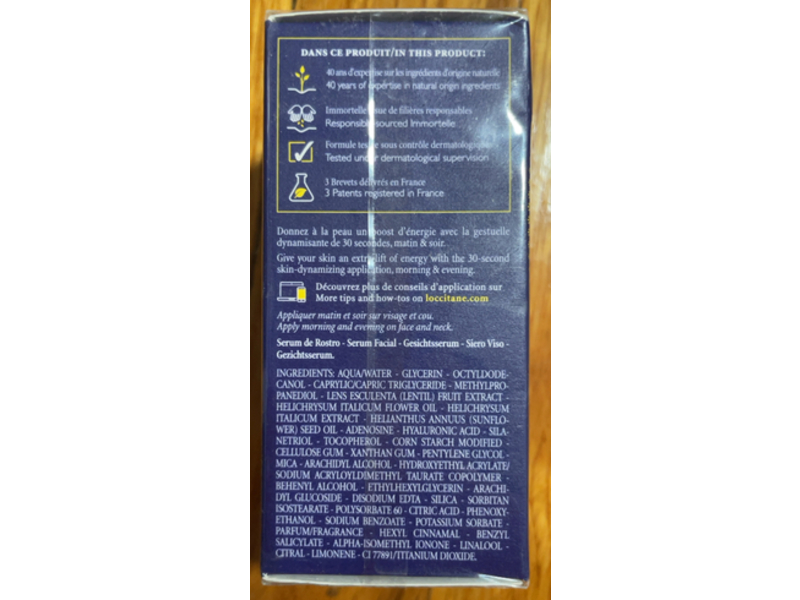 L'Occitane En Provence Immortelle Precious Serum, 1 fl oz/30 mL