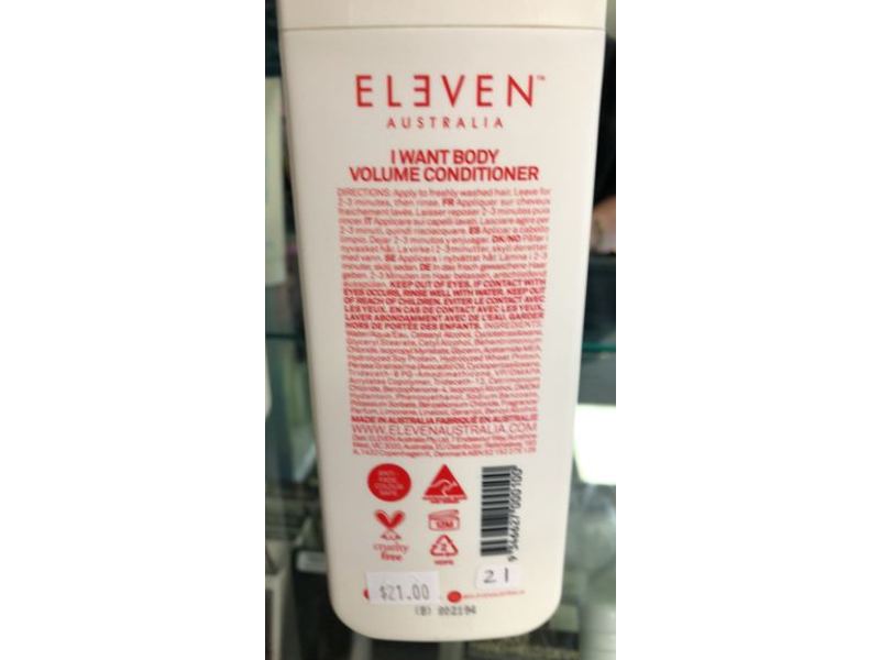 Eleven Australia I want Body Volume Conditioner, 10.1 oz/300 mL