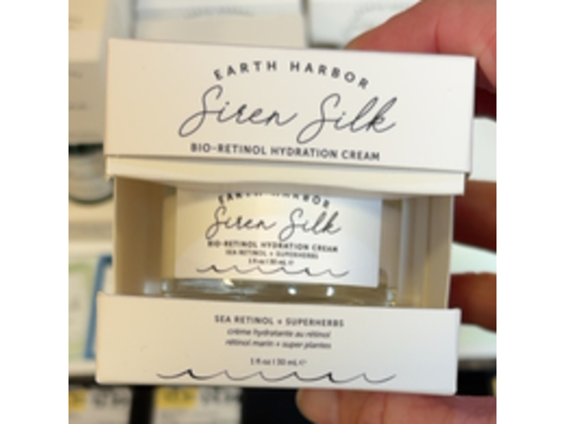 Earth Harbor Siren Silk Bio-Retinol Hydration Cream, Sea Retinol + Superherbs, 1 fl oz/30 mL